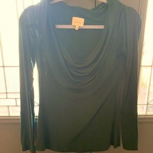 Deletta small blouse, dark green